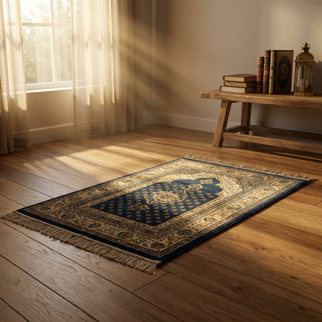 Serene prayer setting